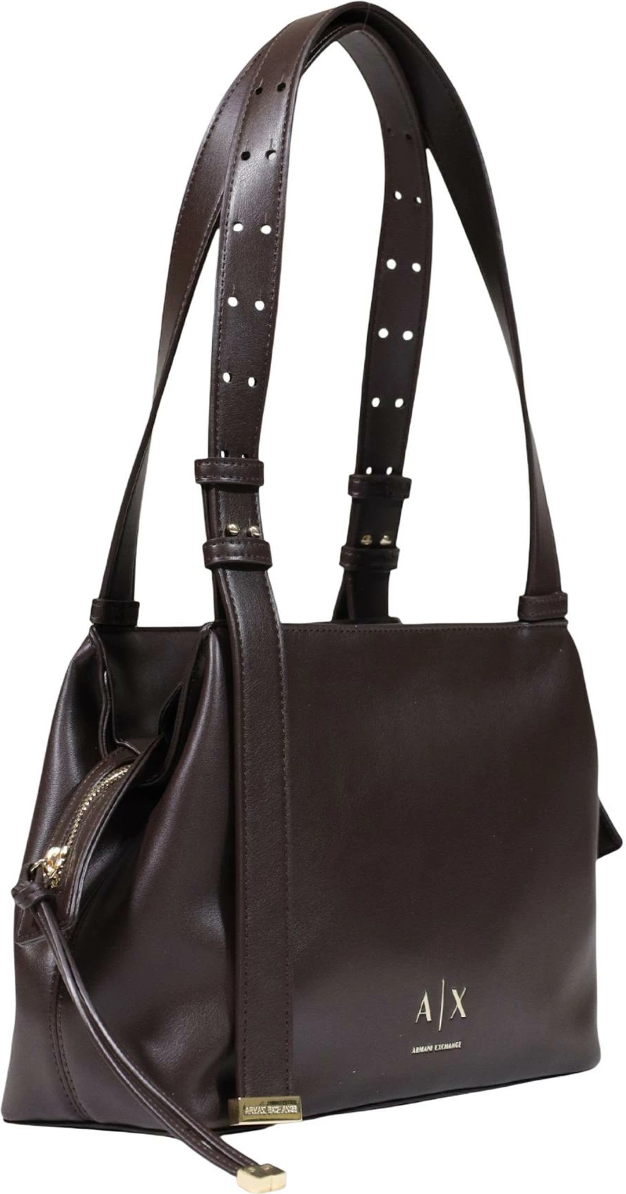 Çantë krahu Armani Exchange XW002604 AF19902 për femra, kafe e errët
