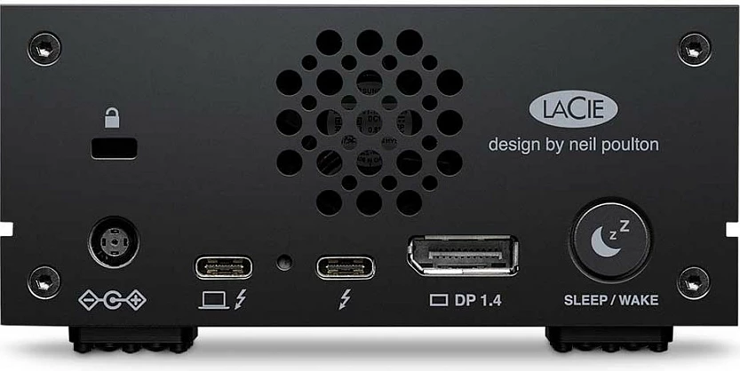 Hard disk i jashtëm LaCie 1big Dock, 8TB, Thunderbolt 3, 3.5" 7200RPM, i zi