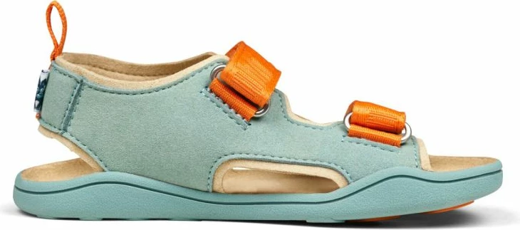 Sandale për fëmijë Affenzahn, blu dhe portokalli