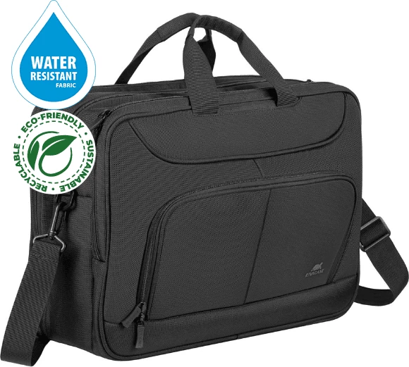 Çantë laptopi RIVACASE 8432 ECO Tegal 15.6\", RPET poliester, water resistant, e zezë
