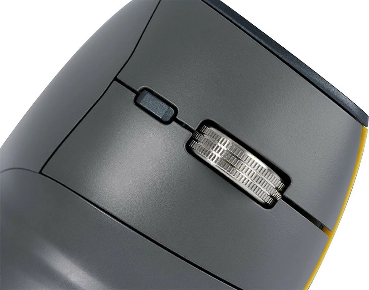 Maus BakkerElkhuizen FastForward, vertikal, wireless + me kabllo, 8 butona, USB-C, Bluetooth 5.1, gri/verdhe 4