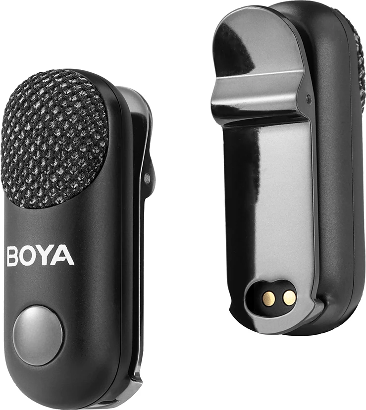 Mikrofon pa tela BOYA MAGIC-03 2.4GHz USB-C, set me 2 transmetues, i zi