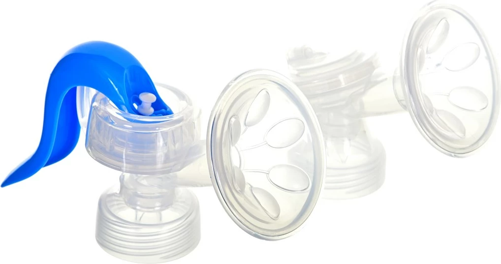 Pompë gjiri Esperanza ECM003B, 2 në 1, 150 ml, e kaltër/e bardhë