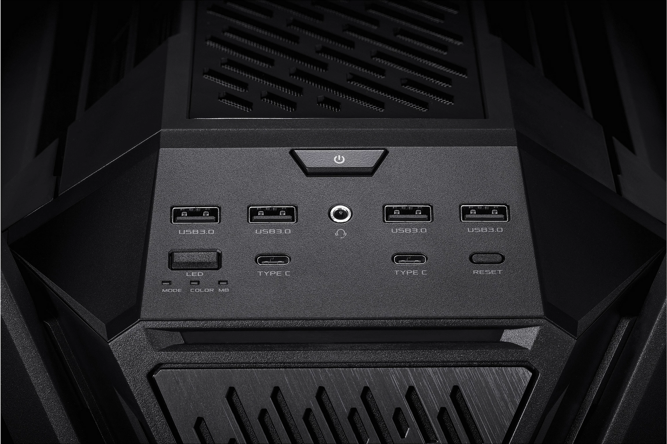 Kasë ASUS ROG Hyperion GR701 BTF Edition, Tower, RGB, xham i temperuar, e zezë/transparent