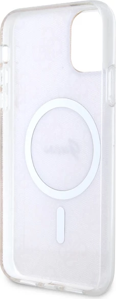 Mbështjellës Guess 4G MagSafe për iPhone 11 6.1", Rozë