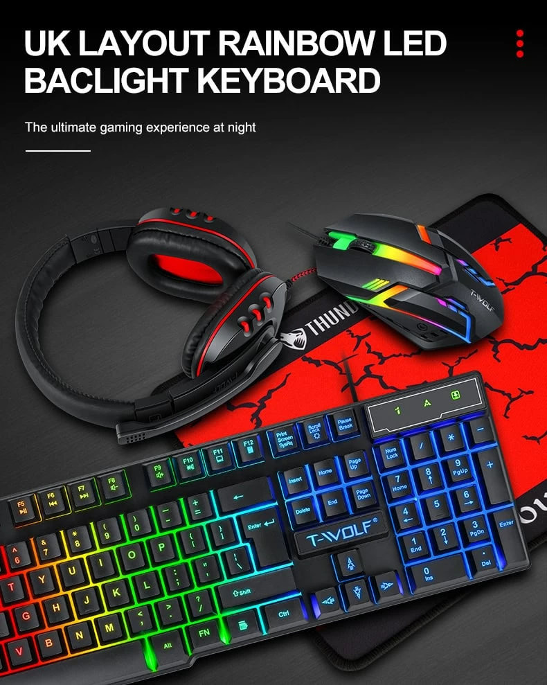 Set 4 në 1 T-Wolf TF800