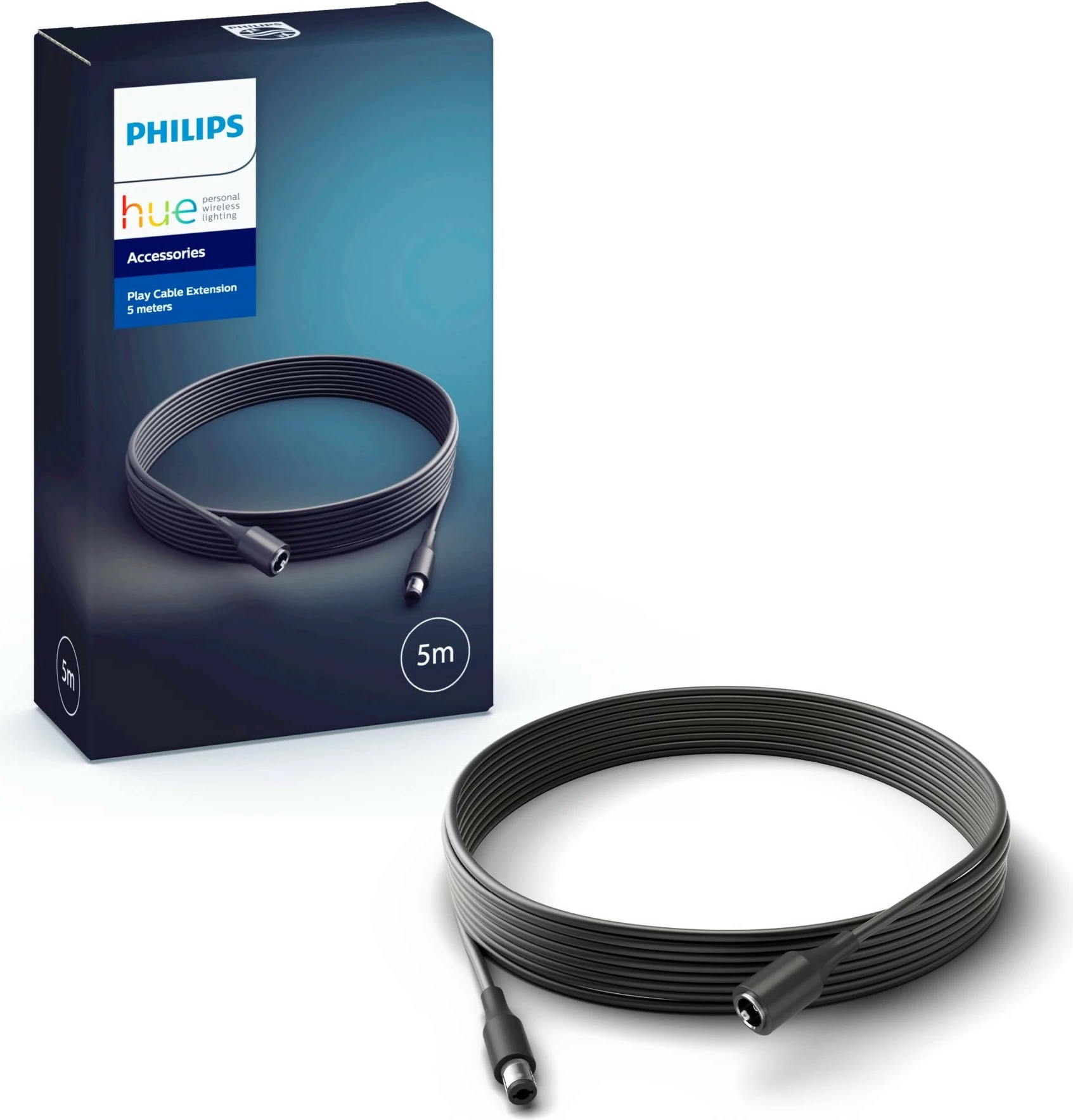 Kabllo zgjatues Philips Hue Play, 5m, e zezë