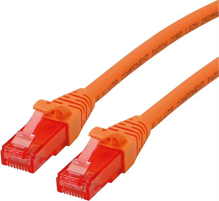 Kabllo rrjeti ROLINE 21.15.2574, Cat6, 1.5 m, RJ-45, portokalli