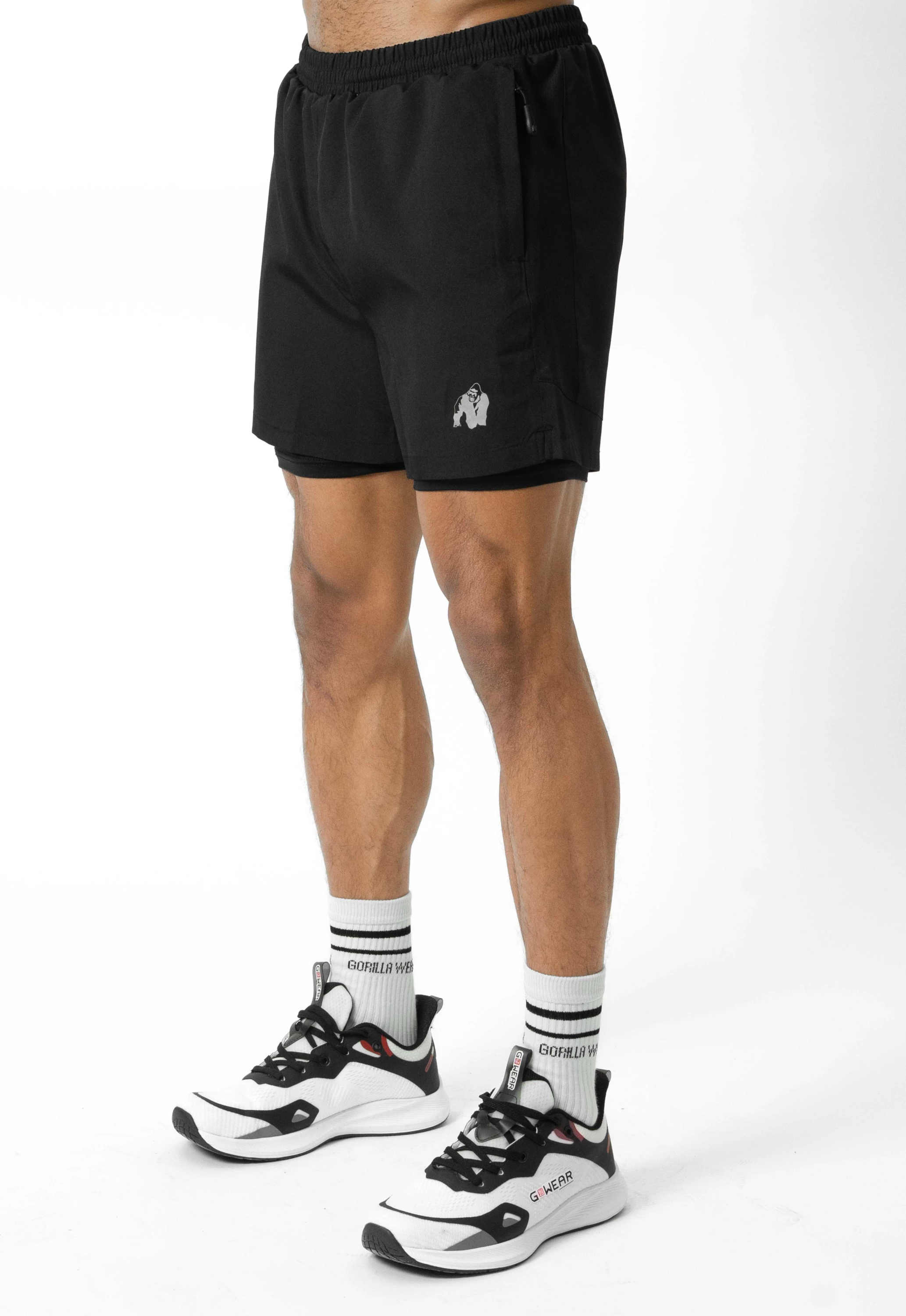 Lowell 2-In-1 Shorts - Black