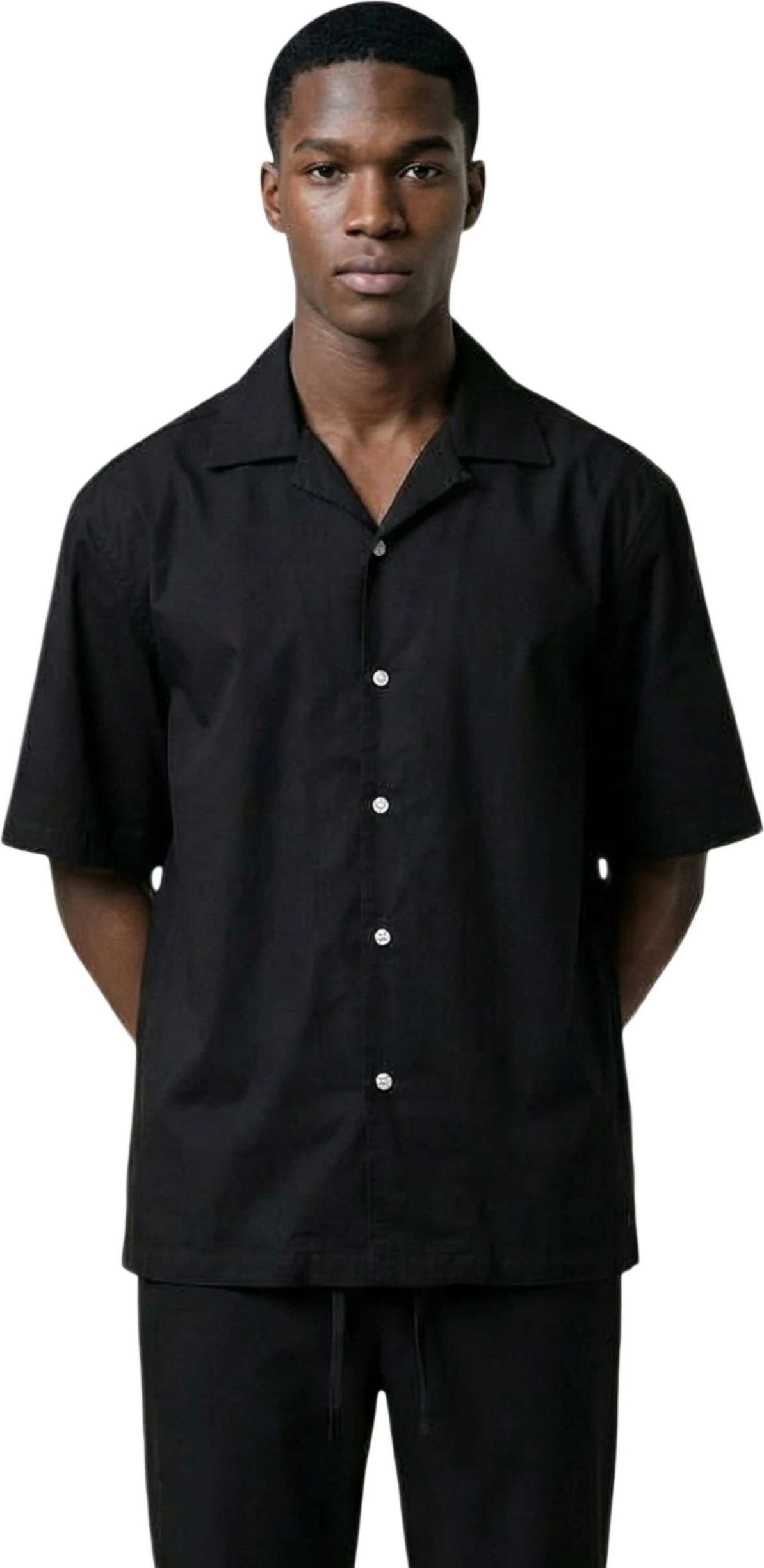Këmishë për meshkuj Only & Sons Onsreid Reg 0571 Resort Shirt 22036358, e zezë