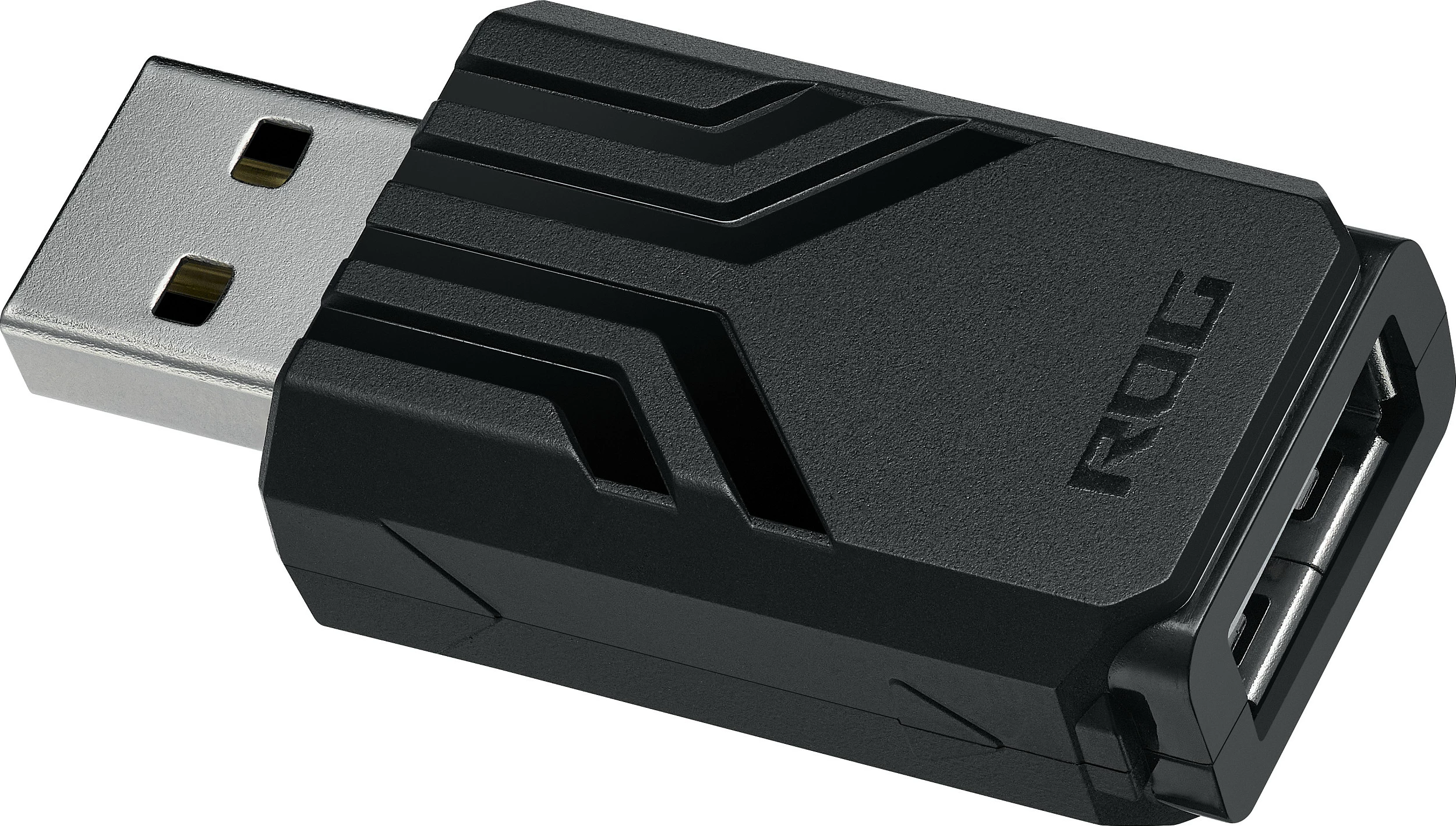 Adapter USB ASUS ROG Polling Rate Booster, për maus dhe tastierë gaming, i zi