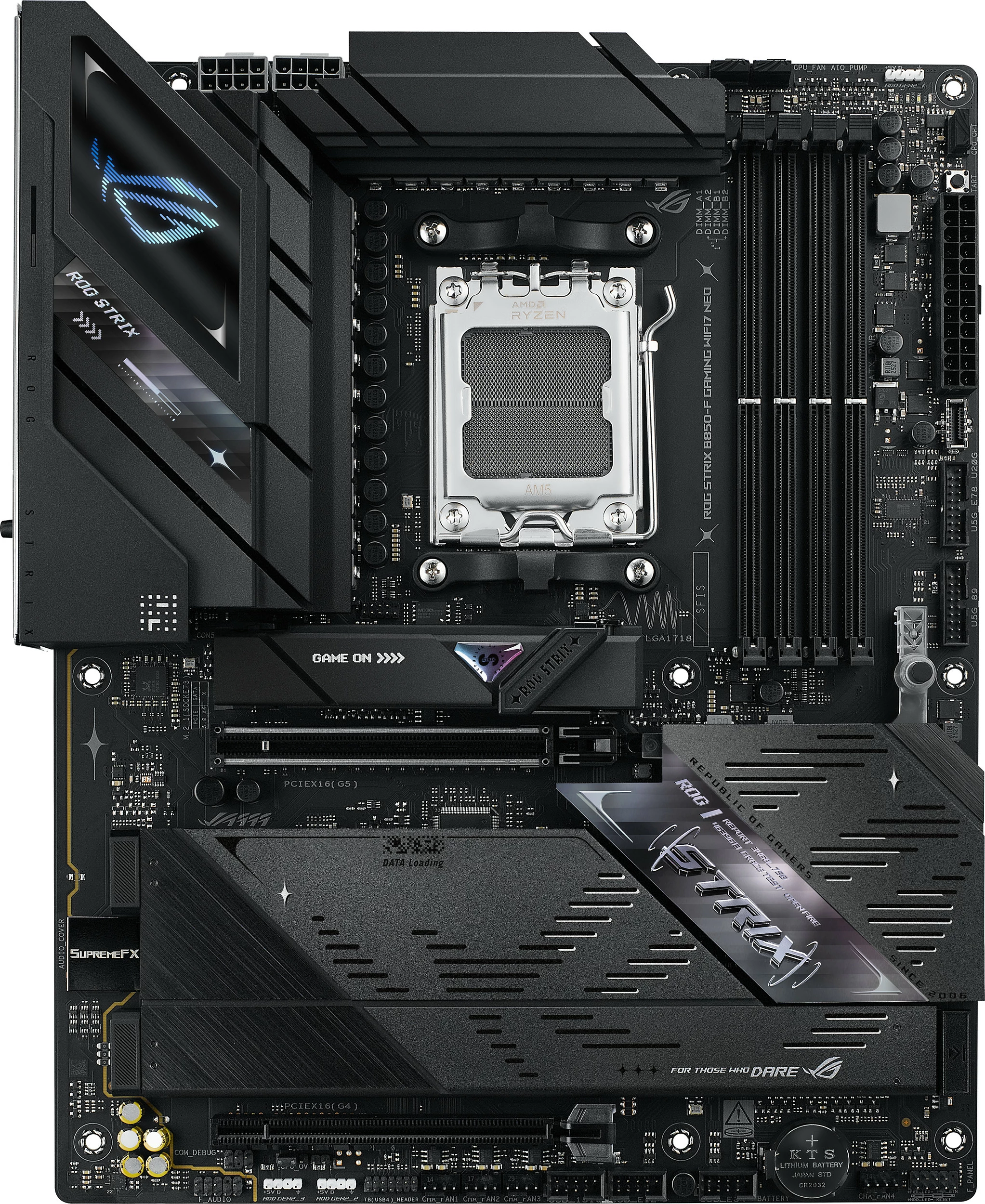 Pllakë amë ASUS ROG STRIX B850-F GAMING WIFI7 NEO, Socket AM5, DDR5, ATX