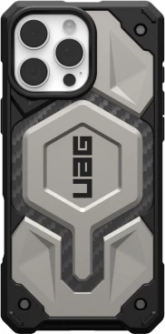 Mbështjellës UAG Monarch Pro me MagSafe për iPhone 16 Pro Max, Titanium