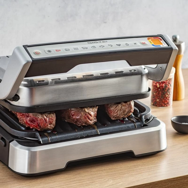 Grill elektrik Tefal Optigrill GC 773D, inox