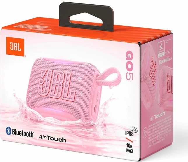 Altoparlant Bluetooth portativ JBL Go 5, IP68, USB-C, Rozë