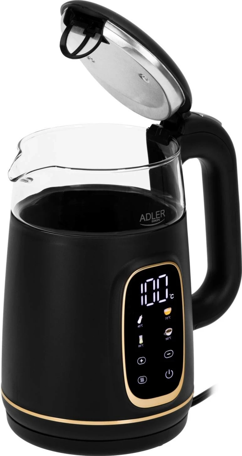 Çajnik elektrik Adler AD 1305, 1.7L, 2200W, zi-ari