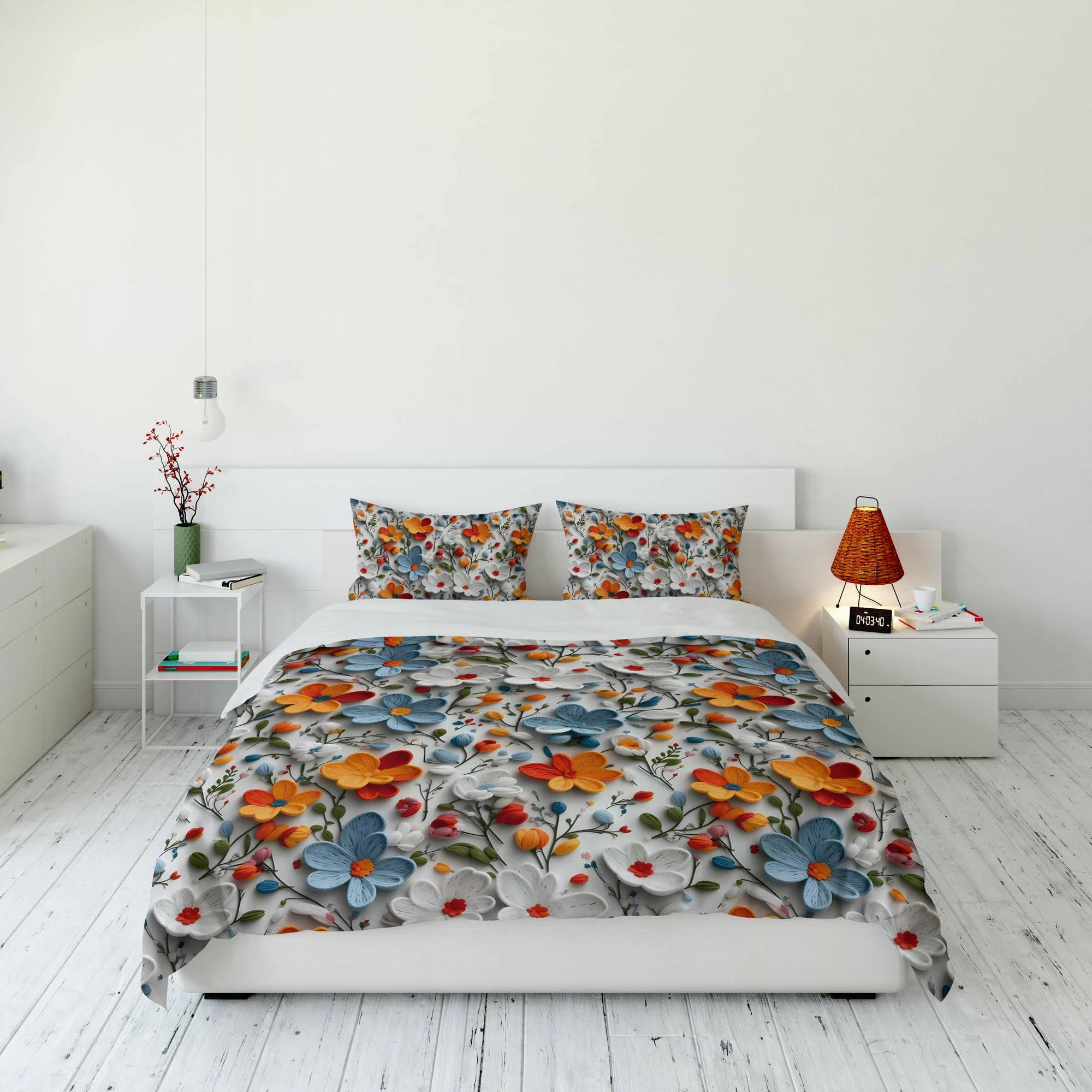 Set mbulesë për jorgan tek, L'essentiel, shumëngjyrësh, FLW_DVT25-23