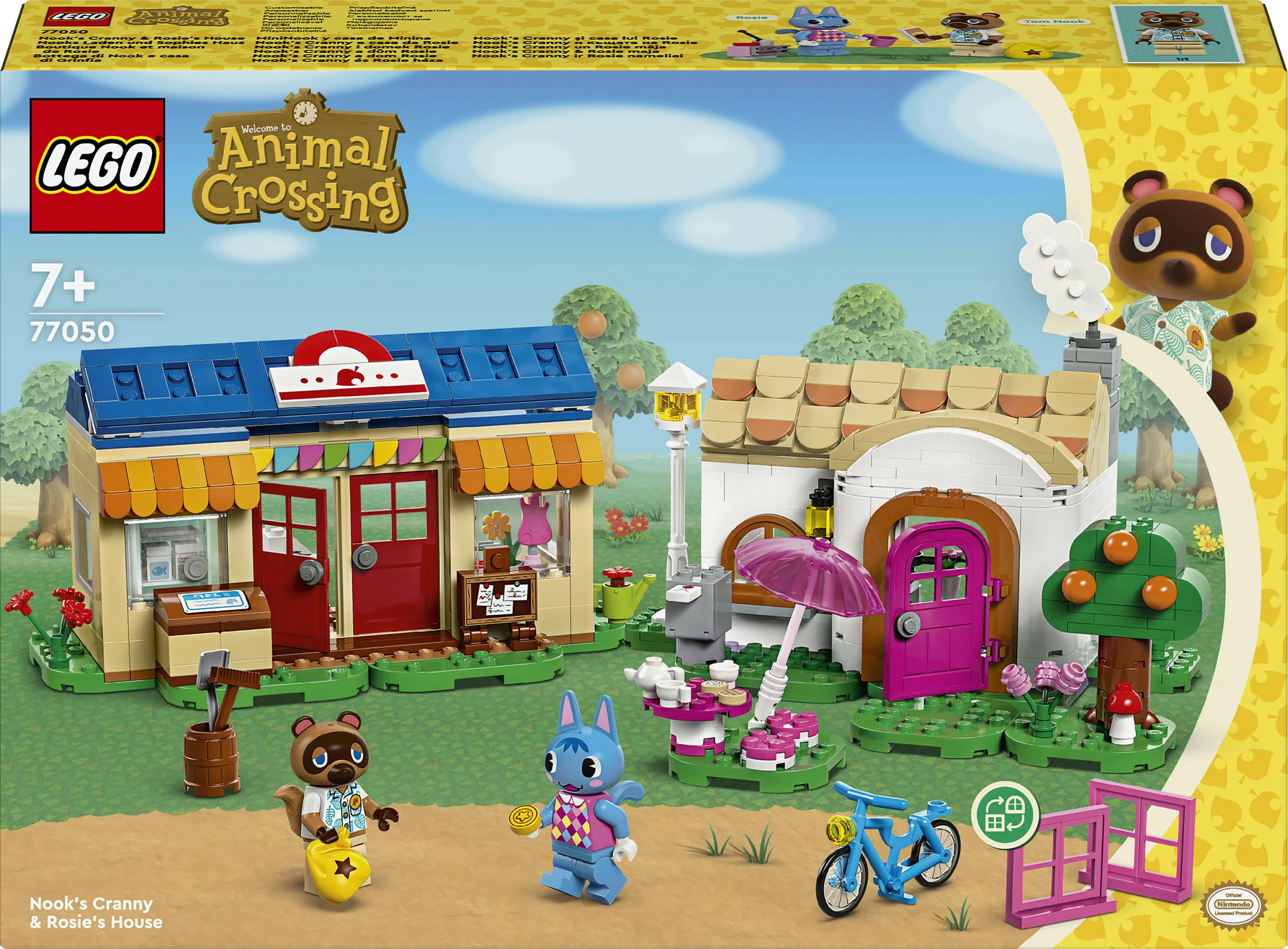 Set ndërtimi LEGO Animal Crossing 77050, 535 pjesë, shumëngjyrësh