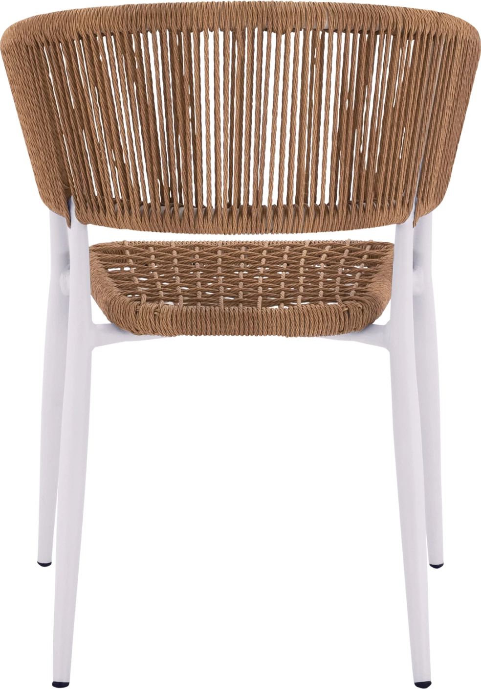 Karrige alumini EULO FH5783.12, ngjyrë e bardhë, ratan sintetik, 55,5x63,5x78H cm