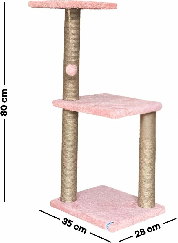 Dërrasë gërvishtëse për mace, Tina 1, rozë