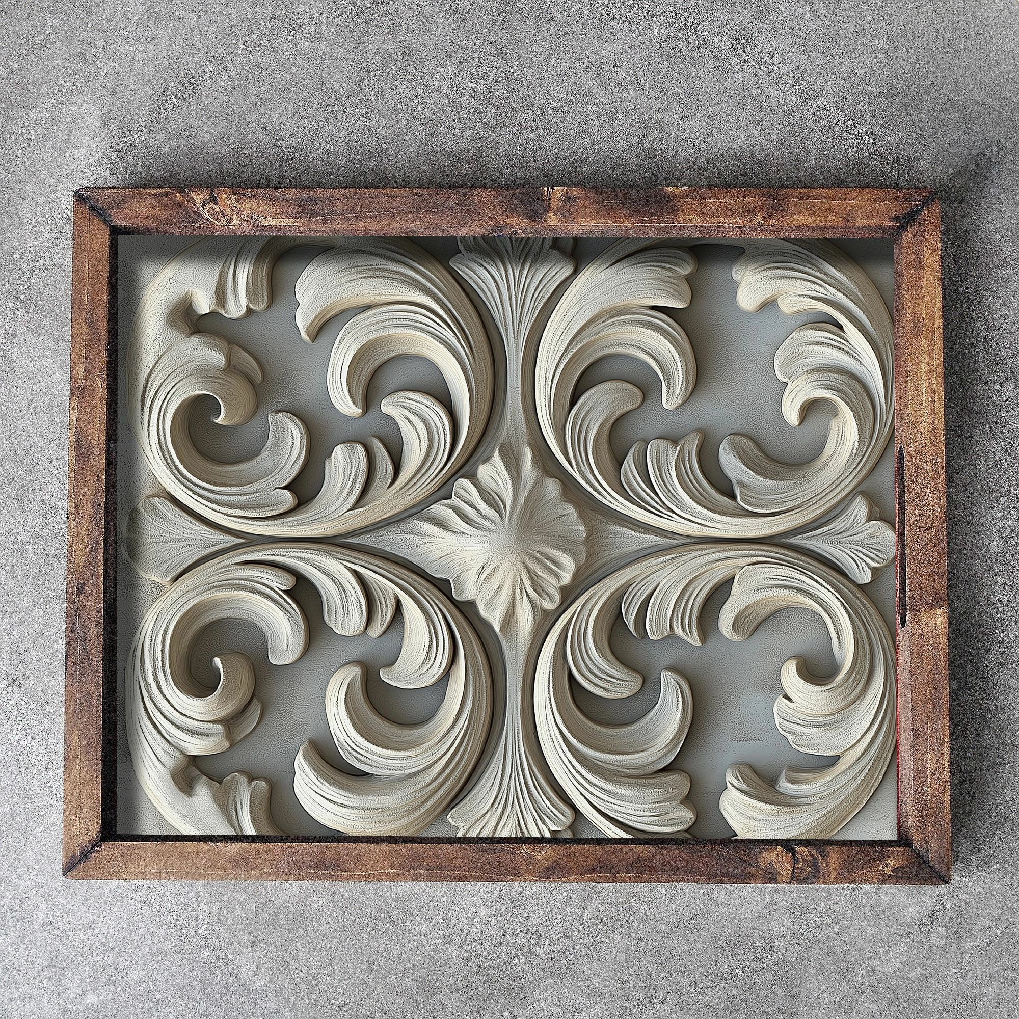 Tabaka druri, shumëngjyrëshe, Evila Originals, REF036, 48x38x4cm