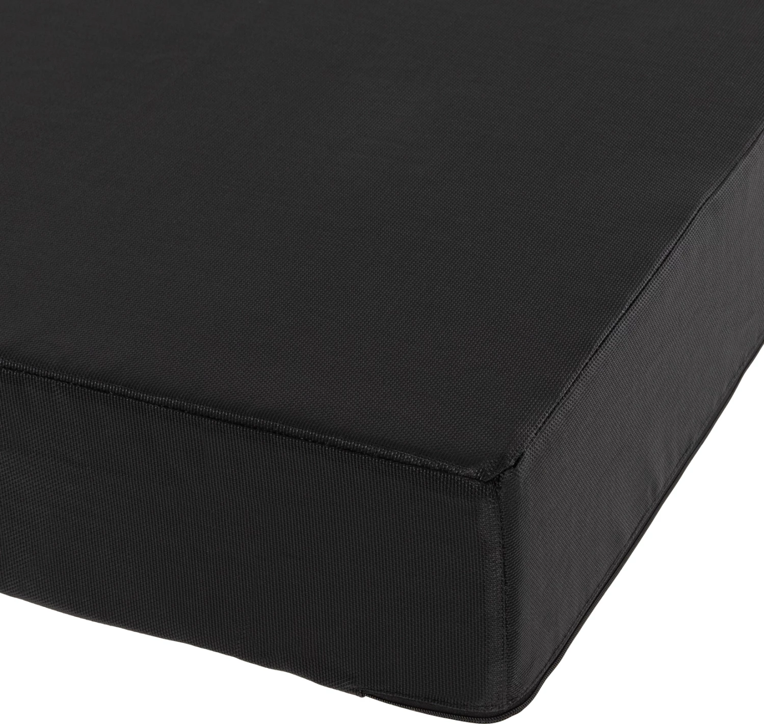 Jastëk për shezlong, tekstilene, ngjyrë e zezë, FH11761.01, 200(120+80)x70x20 cm