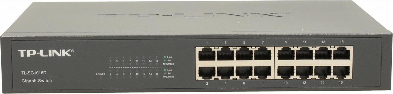 Switch TP-LINK TL-SG1016D, 16 porta, Gigabit, Desktop