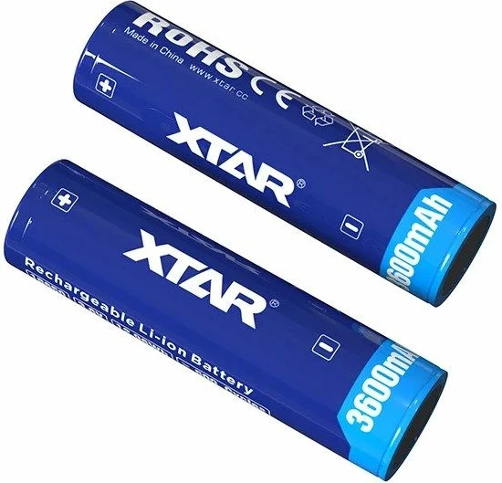 Bateri XTAR 18650-3600 Li-Ion me mbrojtje
