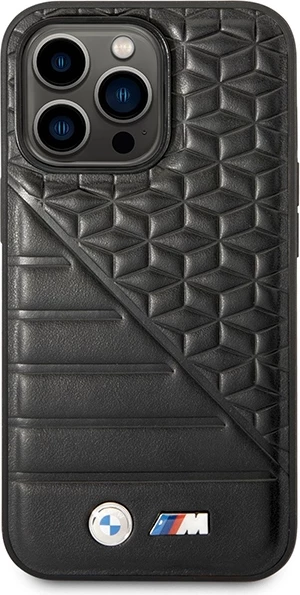 Mbështjellës BMW Bi Pattern për iPhone 14 Pro 6.1", i zi