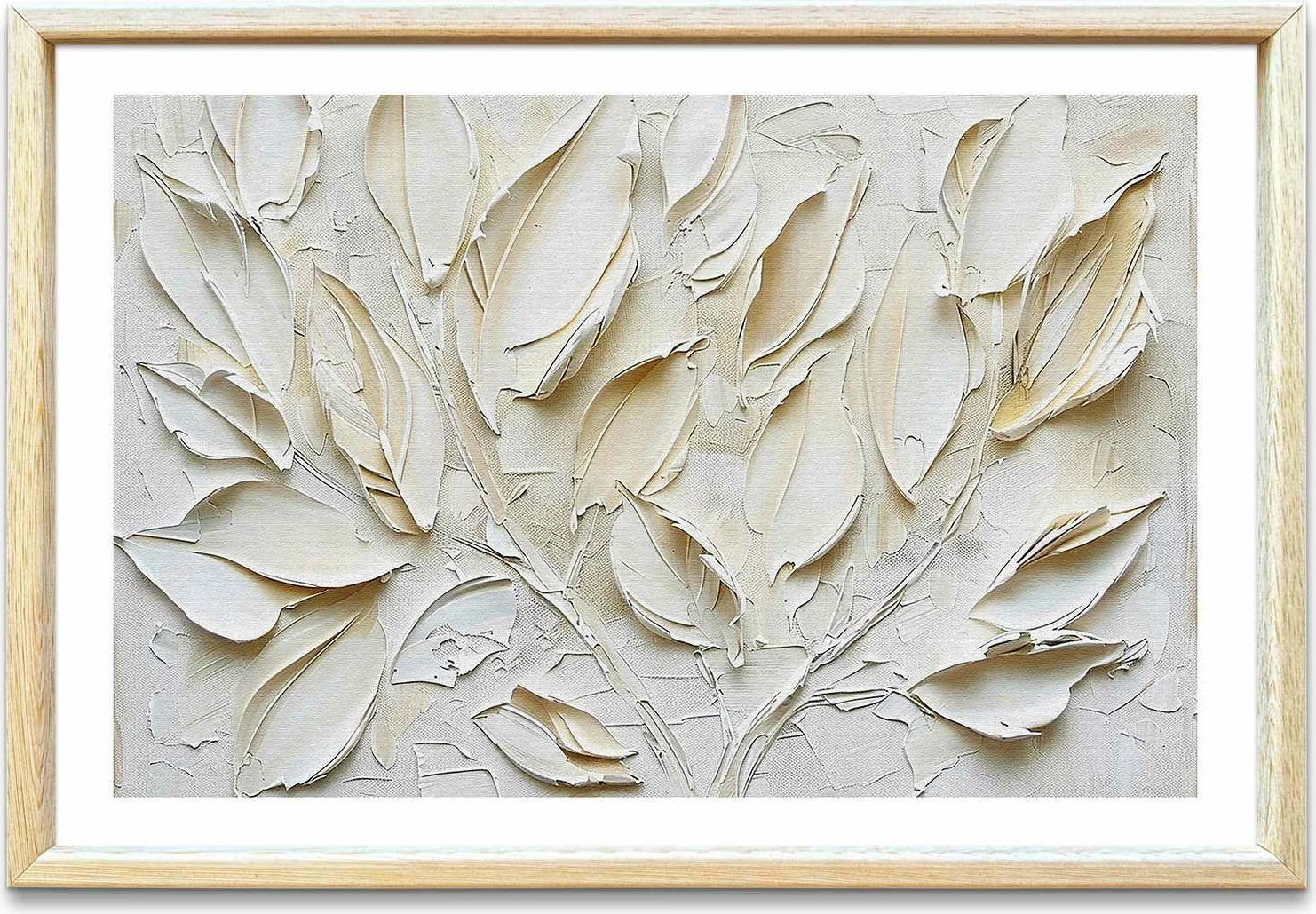 Pikturë dekorative me kornizë, MDF, Wallity, Ahswabisabi-026, 42x62cm