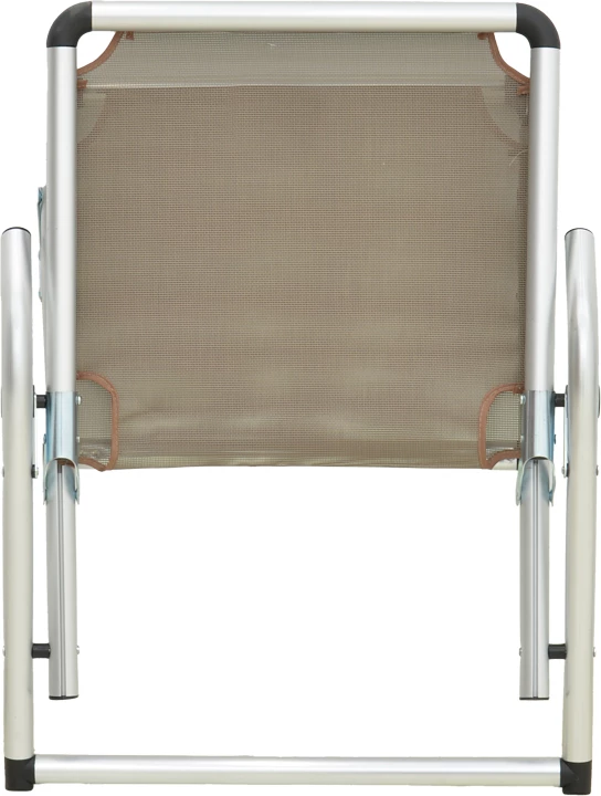 Karrige plazhi Plazo, alumin-textilene, ngjyrë bezhë, 55x70x59cm