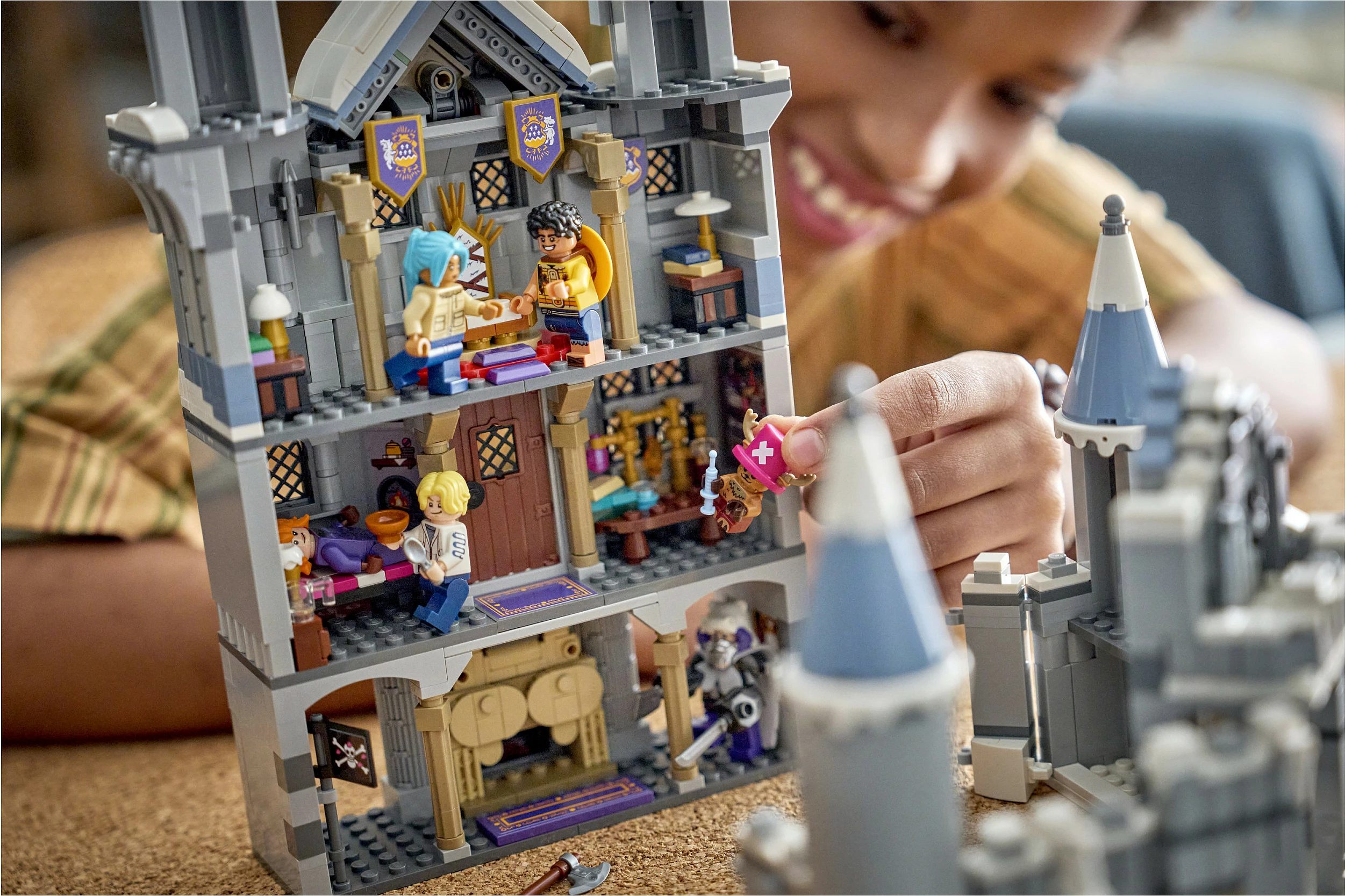 Set LEGO One Piece 75645 Battle at Drum Castle, 1038 copë, 9+, gri