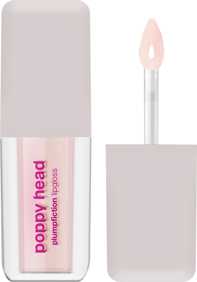 Gloss për buzë për femra Poppy Head Plumpfiction 01 Milkshake Moment 3.6ml