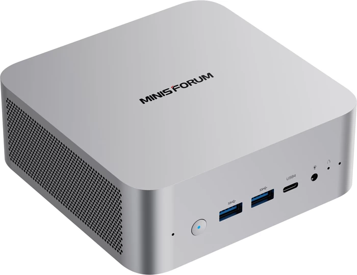 Kompjuter mini barebone, Minis Forum, X1-255, AMD Ryzen 7 255, Radeon 780M, DDR5 deri 64GB, 2x M.2 NVMe, Wi‑Fi 7