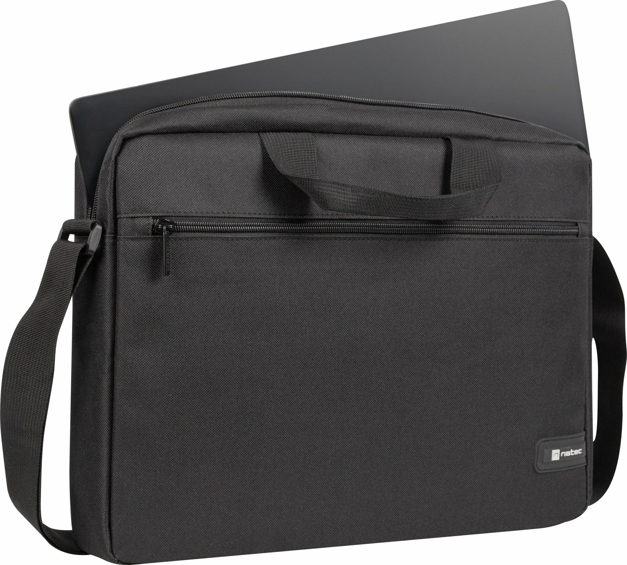 Çantë për laptop Natec Wallaroo 2 NTO-2051 15.6" poliester, e zezë, set me Maus wireless 1600 DPI