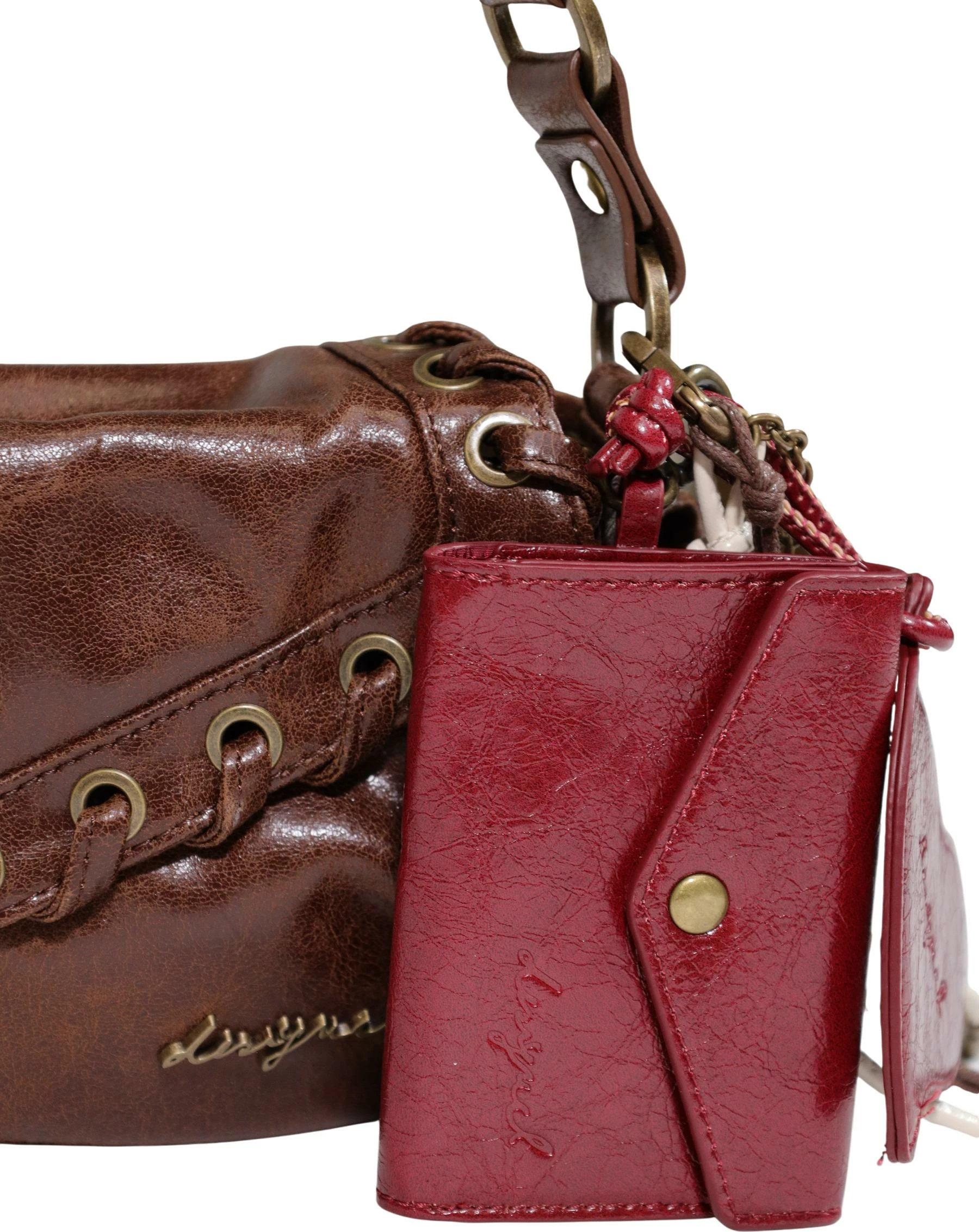 Çantë crossbody për femra Desigual Galaxy Zarauz CHO 26WAXP43, kafe