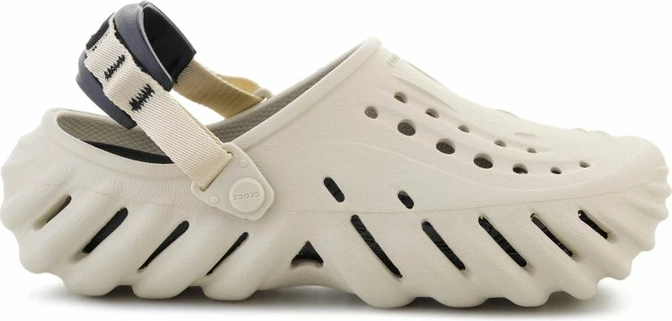 Atlete Crocs Echo Clog 207937-2YJ, bone/black