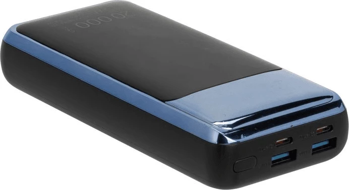 Powerbank RIVACASE VA1075 20000 mAh 45W me LCD, i zi