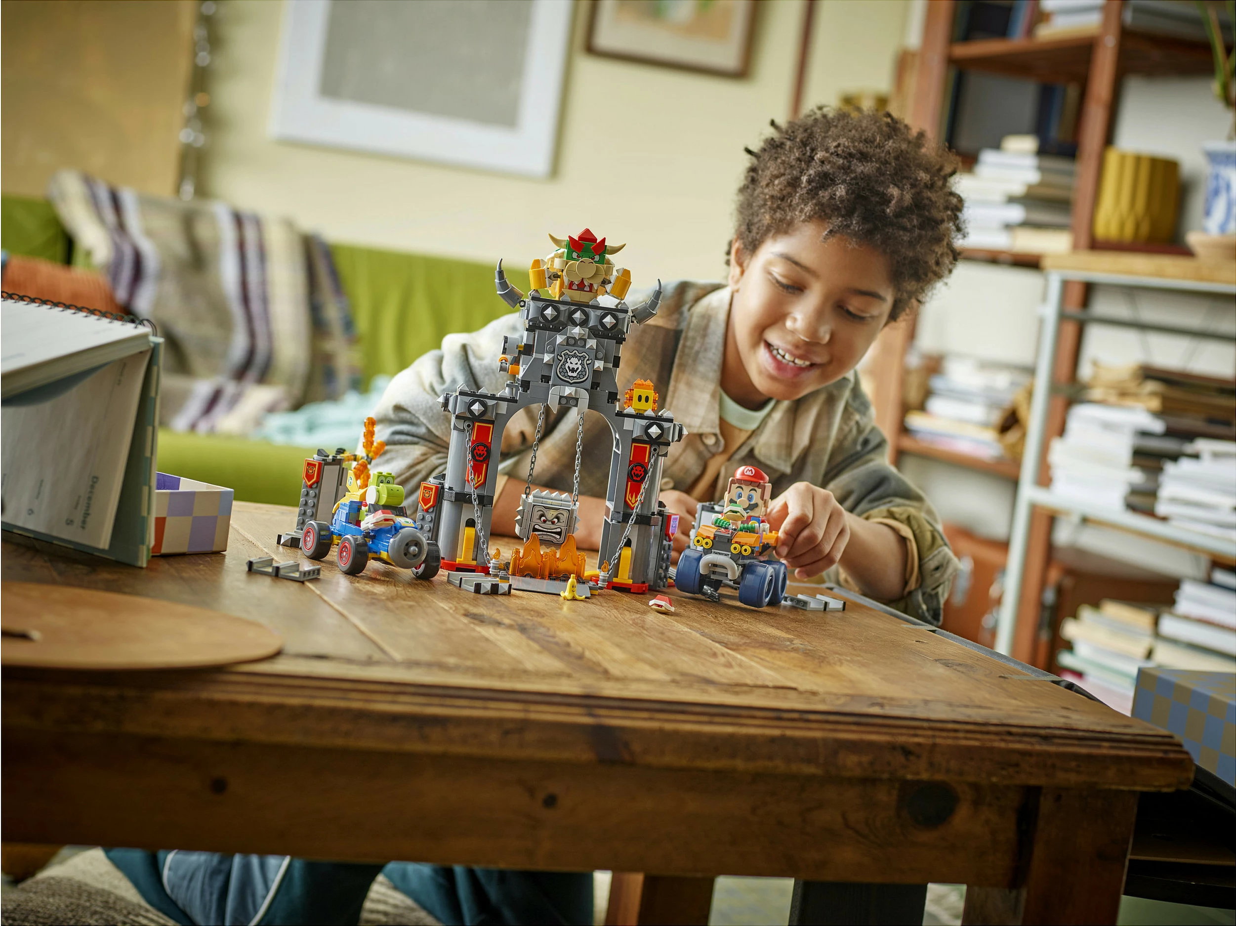 Set ndërtimi LEGO Super Mario Mario Kart 72039 Bowser's Castle, 1068 pjesë, 9+, multikolor