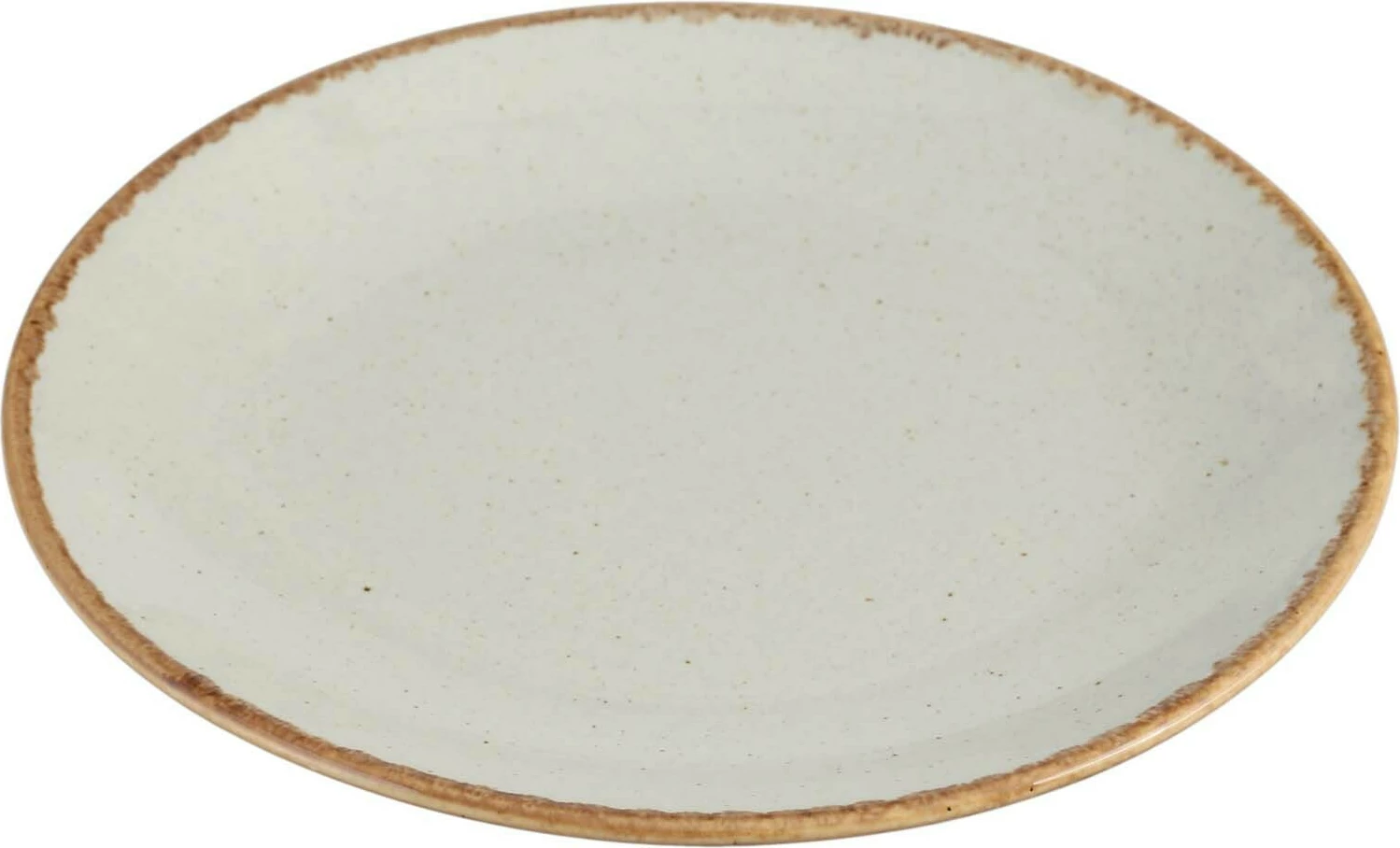 Pjatë e cekët porcelani Porland Seasons Ashen 20 cm, gri e çelët, set 6 copë