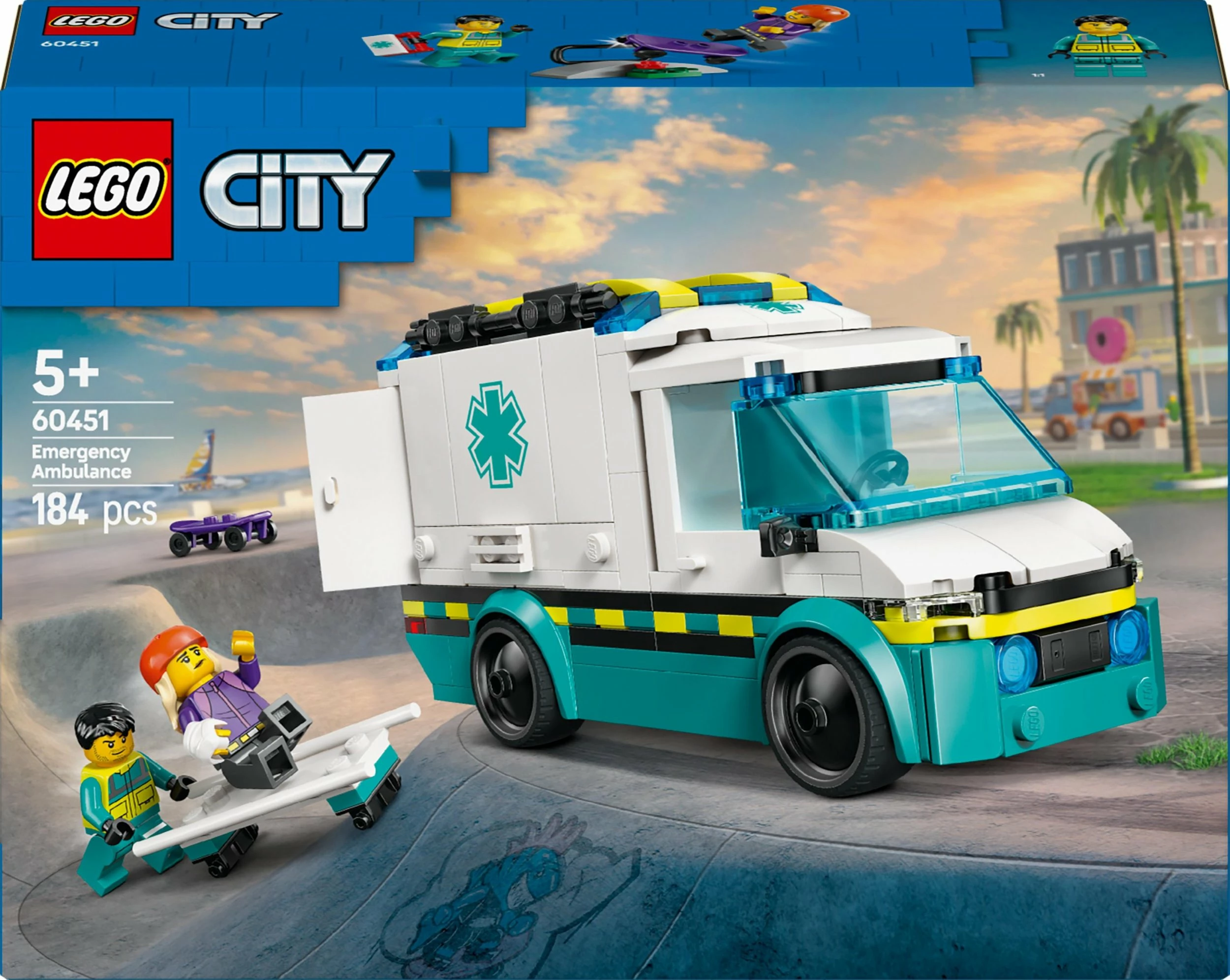 Set LEGO City Ambulance 60451, 184 pjesë