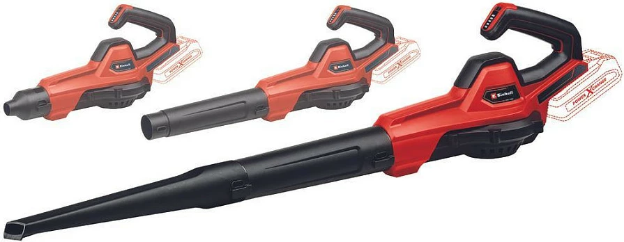 Fryrës gjetheje me akumulator Einhell Power X-Change GE-UB 18/250 Li E-Solo, 18V, pa bateri/karikues, kuqe/zi
