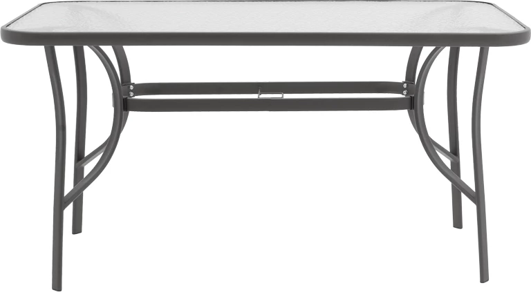 Tavolinë me karrige Ensure-Confidence set prej 5 copash metal ngjyrë antracit 120x70x70cm