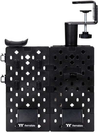 Pegboard gaming Thermaltake i vogël, çelik, i zi