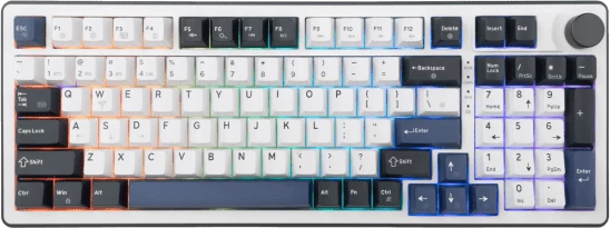 Tastierë Gaming Wireless White Shark Excalibur GK-007251, e bardhë