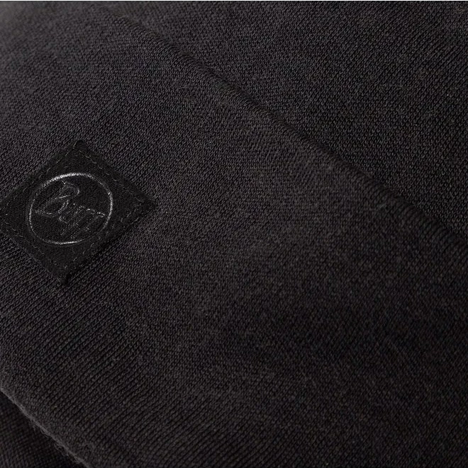 Kapelë dimri Buff Heavyweight Merino Wool, E zezë