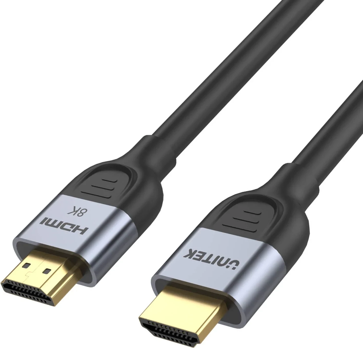 Kabëll HDMI Unitek 2.1 8K 60Hz, 5m, zi-argjendtë