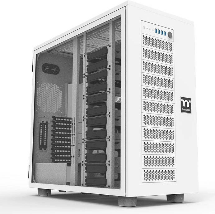 Kasë Thermaltake AX700 TG Snow White, tower, xham i temperuar, e bardhë