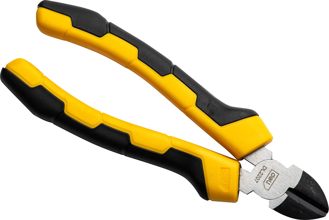 Darë diagonale Deli Tools EDL2207, 7 inç, e verdhë