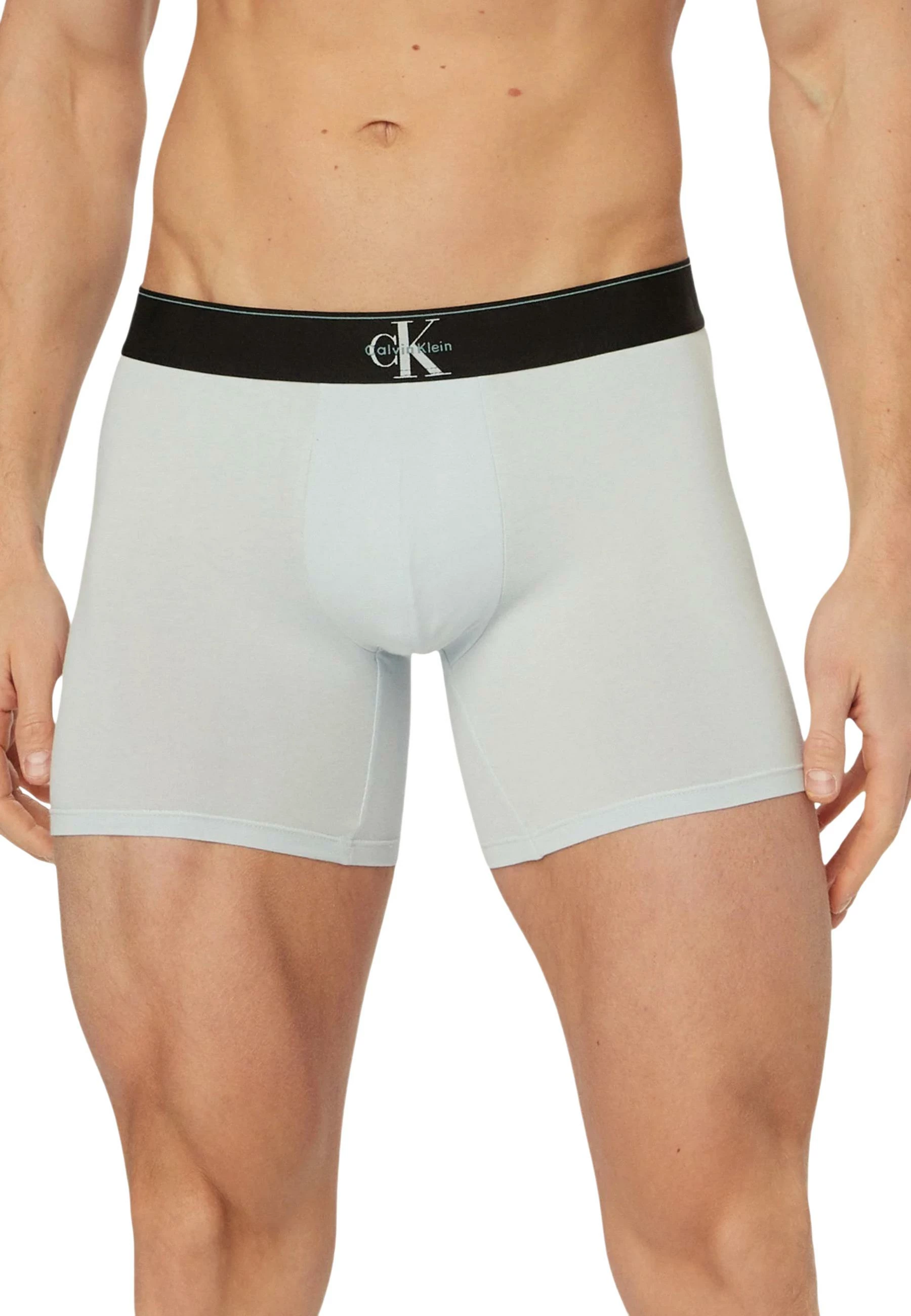 Set të brendshme për meshkuj Calvin Klein Underwear LV00NB4473 (3PK), zi/turkeze [Madhësia: S]